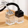 10ml Car Clear Glass Empty Perfume Bottle Hanging Air Freshener Diffuser Fragrance Essential Oil Bottle Refillable Bottles