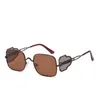 New Square Sunglasses Men's and Women's Large Frame Fashion Punk Style Glasses Trend Street Photography