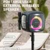 Haut-parleurs portables Hopestar 80W haut-parleur Bluetooth Portable 360 stéréo caisson de basses extérieur son de danse carrée avec Microphone sans fil Bluetooth Audio J240117