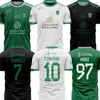 Maillots de football Al-Ahli SFC 23 24 FIRMINO MAHREZ SAINT-MAXIMIN Maillots de football Al-Ahli MAXI KESSIE GABRI VEIGA IBANEZ DEMIRAL maillot version joueur 2023 2024