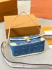 Schoudertassen Top Luxe Handtas Designer Denim Diane Koeienhuid Onderarm Stokbrood Tas Dames Handtas Schoudertas Crossbody Tas Portemonnee Alle Stalen Hardware 25cm