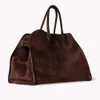 The Row Soft Margaux 15 Tote Bag Auturt/Winter Larmic Capifice Commuter Handheld Women'sBag Teuq