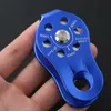 Rock Climbing PulleyFixedSideplate Single SheavePulley Outdoor Survival Tool High AltitudTraverseHaulingGearClimbing Accessories 240117