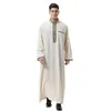 T-shirts pour hommes Abaya Musulman Hommes Vêtements Kaftan Pakistan Arabie Saoudite Islam Prière Robe Musulman Long T-shirt