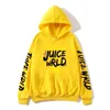black and white J UICEWrld hoodie thread sweatshirt juice wrld juicewrld trap rap rainbow fault world 240116