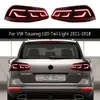 Auto Achterlicht Montage Dynamische Streamer Richtingaanwijzer Rem Achteruit Inparkeren Running Lights Voor Vw Touareg Led-achterlicht 11-18