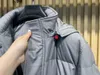 Tasarımcı Erkekler Uzun Down Ceket Parkas Coat Puffer Kiton Rüzgar Çeker Moda Ceket Çıkar boyutlandırılmış Rahat Paltolar