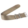 Boderry campo pulseira de relógio 22mm banda universal tipo esportes náilon piloto militar saco pulseira presente masculino 240116