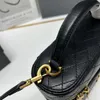 Gold buckle sheepskin 24 new Rose Same Mini Gaby 2024 new Mini Gaby handbag Double zipper Designer Bag Shoulder Crossbody Bag lady clutch Large yl Z12448