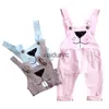 Byxor Lawadka Spring Autumn Cartoon Baby Boys Girls Overalls Pants Cotton Commering Jumpsuit For Kids Pants 2022 New Toddler Trousers H240508