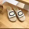 Marca de luxo sapato sandálias de verão designer chinelos slides floral brocado couro genuíno flip flops sapatos femininos sandália sem esforço sapatos casuais marca w496 003