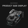 H9 Drone With HD Camera, Brushless Motor WiFi FPV Remote Control Foldable RC Quadcopter, Obstacle Avoidance Electric Camera UAV, Outdoor Toys