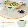 Dinnerware Sets Ceramic Milk Jug Pitcher For Coffee Lor Reusable Creamer Small Tea Kit Container Sauce Ceramics Cups Mini