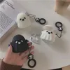 Casos de telefone celular moda luminosa fantasma pesadelo caso para airpods 1 2 3 pro caso sem fio bluetooth fone de ouvido capa de silicone macio yq240117