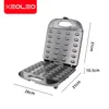 XEOLEO Elettrico Pasticceria Automatico Noce Waffle Macchina per il Pane Sabbia Ciambella Cottura Macchina per la Colazione Forno da Cucina in Noce 24 Griglia 240116