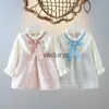 Mädchenkleider Lawadka 6m-3t Frühling Herbstkleider für Mädchen Vintage Baby Girl Kleidung Mode Kleidung für Neugeborene Prinzessin Kinderkleid H240508