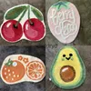 Carpets Cherry Orange Avocado Strawberry Fruit Shaped Cartoon Kitchen Mat Anti-Slip Bedroom Floor Carpet Hallway Rug Entrance Doormatvaiduryd