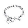 Braccialetti con ciondoli Semplice reticolo di cristallo Stella a cinque punte Bracciale a forma di cuore per bracciali da donna Gioielli con strass