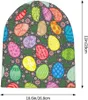 Bérets Coloré Oeufs De Pâques Motif Bonnet Chemo Chapeau Cancer Chapeaux Tricotés Chapeaux Baggy Slouchy Écharpe Casquette Pour Adultes Femmes Hommes Adolescents