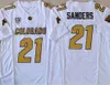 Colorado Buffaloes College Football 2 Shedeur Sanders Jersey Men 12 Travis Hunter 21 Shilo Sanders University Team COlor Black White All Stitched For Sport Fans