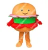 Halloween Fursuit Cute Hamburgers Mascot Costume Unisex Cartoon Anime theme character Carnival Men Women Dress Christmas Fancy Performance Party Dress