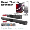 Draagbare luidsprekers 40W Soundbar TV Draagbare Bluetooth-compatibele luidspreker Soundbar Draadloze zuil Home Theater Geluidssysteem RCA AUX Voor TV PC J240117