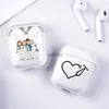 Étuis de téléphone portable Dessin animé Médecin Infirmière Étuis pour écouteurs pour Airpods 1 2 Couvercle de boîte de chargement pour AirPods Silicone souple Clear TPU Fundas Coque YQ240117