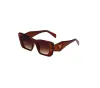 Projektant mody PPDDA Okulary przeciwsłoneczne Klasyczne okulary gogle na zewnątrz okulary przeciwsłoneczne plażowe dla mężczyzny Opcjonalnie trójkątna podpis 6 kolorów SY 154