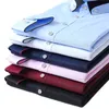 Fashion Style Spring Autumn Men's Casual Shirts Topps Men's Business Dress Shirts Man Formal Button-Down Collar Shirt S-5XL 240117