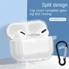 Capas de telefone celular Capa de fone de ouvido transparente para Airpods Pro 2 Geração 2022 Capas Soft TPU Capa transparente para Airpods Pro 2 1 3 Sacos com chaveiro YQ240117