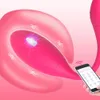 Vibrador de bola Kegel vaginal para mujer, Control de aplicación, descarga eléctrica, inalámbrico, estimulador del punto G, huevo vibrador, Juguetes sexuales para mujer 240117