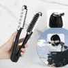 Peigne professionnel de Type V pour lisser les cheveux, brosse antistatique, Double brosse, outils de coiffure ménagers, 1 pièce, 240116