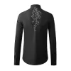 Nieuwe Collectie Mode Hoge Kwaliteit Bloemen Stijl Borduren Mannen Lange Mouw Lente En Herfst Shirts Smart Casual Plus Size M-4XL