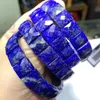 Natural Lapis Lazuli Stone Armband Gemstone Jewelry Bangle for Woman Man Wholesale 240116