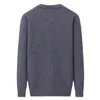 Arrival Fahsion Winter Thickened 100% Pure Cashmere Cardigan Men's Sweater Zipper Polo Coat Size XS S M L XL 2XL 3XL 240117