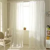 White Stripe Sheer Curtain for Living Room Soft Rich Material Linen Delicate Patio Sliding Glass Door Window Panels 240117