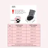 Leopar Baskı Köpek Ayakkabıları Su Geçirmez Kalamsal Pet Spor Botları Küçük Animalcats için Sonbahar Kış Kar Ayakkabı 4pcslot Damla Gemi 240117
