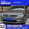 Lâmpada principal do carro para vw passat b7 led conjunto do farol 11-15 drl luz de circulação diurna dinâmico streamer indicador de sinal de volta