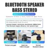 Regallautsprecher Adin 26 W Metall Vibration Bluetooth Lautsprecher Resonanz Touch Stereo Bass Mini Tragbare Drahtlose Subwoofer Mic Lautsprecher Für Telefon