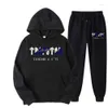 T-shirts pour hommes 2022 Marque TRAPSTAR Imprimé Sportswear Hommes 15 couleurs Chaud Deux Pièces Ensemble Sweat À Capuche Lâche Pantalon Jogging