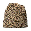 Berets Leopard Skullies Beanies Caps Cool Inverno Quente Mulheres Homens Chapéu de Malha Unissex Adulto Animal Impressão Bonnet Chapéus