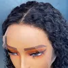 Малазийский перуанский индийский бразильский натуральный черный Джерри Керли 13x4 HD кружевной фронтальный короткий парик 12 дюймов 100% необработанные необработанные человеческие волосы Virgin Remy