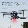 Drone pieghevole senza spazzole LS-S1S con doppia fotocamera HD FPV, evitamento degli ostacoli, obiettivo regolabile a 90°, rotazione a 360°, posizionamento del flusso ottico, custodia per il trasporto inclusa, regalo