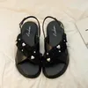 Nuevas sandalias de plataforma de verano negras a la moda para mujer, zapatos deportivos con temperatura de edición de moda francesa, tendencia 240117