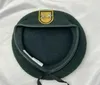 Berets US Army 1th Special Forces Group Blackish Green Beret 2 stjärnor Major General Military Reenactment