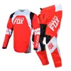 Delicado Fox Motocross MX Race Jersey Calças Combo Moto Enduro Outfit Downhill Dirt Bike Suit Gear Set