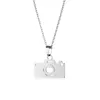 Pendant Necklaces Vintage Camera Necklace Long Chain Punk Jewelry For Women Man Chains Friendship Gifts