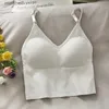 Bluzki damskie koszule damskie topy seksowne czołgne kobiety wbudowane w stanik stał