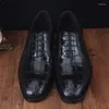 Chaussures habillées Ourui véritable peau de crocodile homme d'affaires formel pour hommes en cuir loisirs pour hommes