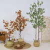 装飾的な花90/120/140cm人工ユーカリの樹木偽物植物植物